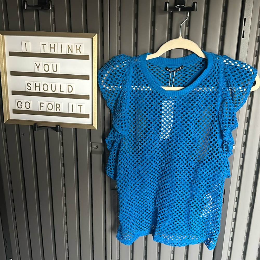Zara Mesh Top
